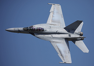 第5空母航空団所属F-18による飛行展示